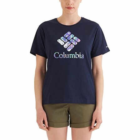 Columbia CSC Gem Wisterian Kadın Kısa Kollu T-shirt Lacivert CS0367-466