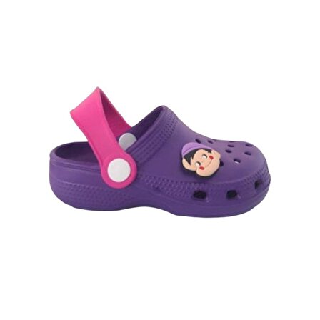 Akınal Bella E012 Mor Çocuk Havuz Terlik Sandalet