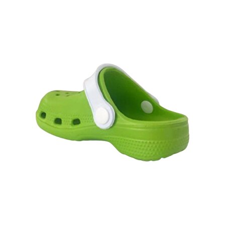 Akınal Bella E012 Yeşil Ördek Çocuk Havuz Terlik Sandalet
