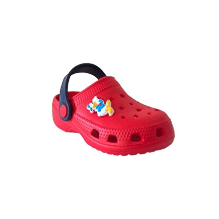 Akınal Bella Kırmızı Ördek Çocuk Havuz/Deniz Terlik Sandalet
