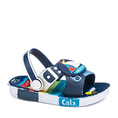 Calx Baby 5 Lacivert Çocuk Havuz/Deniz Terlik Sandalet