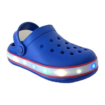 Akınal Bella  Saks Mavi Işıklı Çocuk Deniz Terlik Sandalet