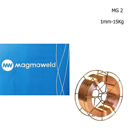 Magmaweld MG 2 1mm Gazaltı Kaynak Teli Alaşımsız Çelik 15Kg-21002DJAM2