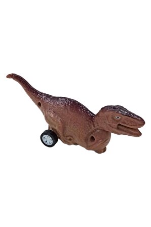 Oyuncak Dinozor Dörtlü Çek Bırak Özellikli 16cm. Dinozor Oyuncak Seti