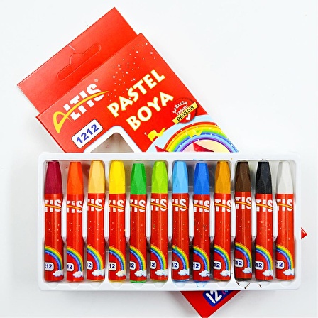 Altıs 12 Renk Pastel Boya  ( Kod:1212 ) 