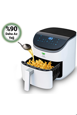 Fritöz Wiami Air Fryer 3.5 Litre Beyaz Akıllı  159Xseri