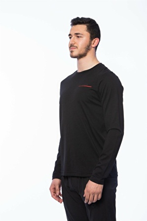 Lotto Erkek Tişört Sifir Yaka R9271 Logo Sport Tee Bs Ls Co Bisiklet