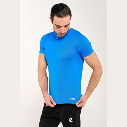 Lotto T-shirt Erkek Saks Mavi-gıo Tee Pl-w1100 W1100