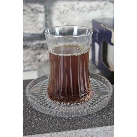 Rossel Premium Riva 6'lı Çay Tabağı  RİVA-14645