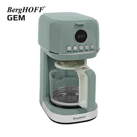 BergHOFF GEM RETRO 15 bardak Mint Yeşil Filtre Kahve Makinesi - 7950401