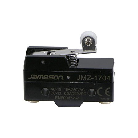 JAMESON Kısa Palet Metal Makara 15A 1No+1Nc Mikro Switch