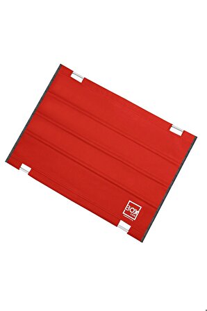 Katlanabilir Kumaş Kamp Ve Piknik Masası, Kırmızı, Geniş Model, 73 X 55 X 48 Cm