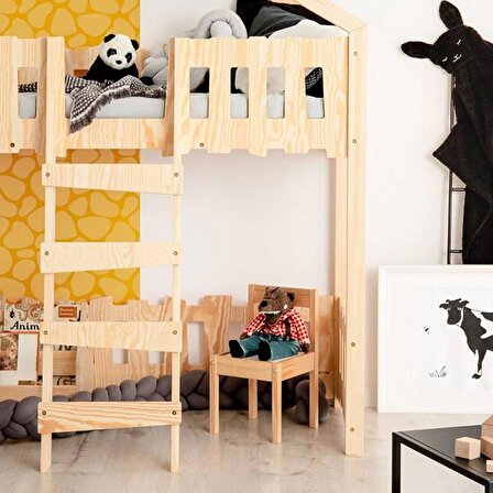 Markaawm Montessori Ranza Çocuk Karyola Çatılı Oyun Evi Elephant