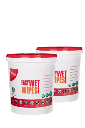 Vebox Easy Wet Wipes Kova Islak Mendil - Yüzey Temizleme Havlusu Gold 2'li 600 Yaprak