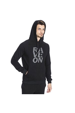 Mountraveon Erkek Siyah Outdoor Sweatshirt M10024-00b