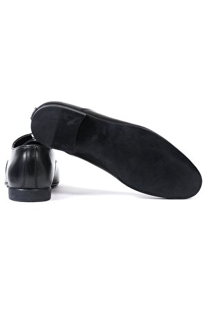 Thema Siyah Hakiki Deri Klasik Erkek Ayakkabı