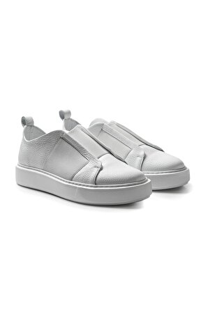 Shadow Beyaz Hakiki Deri Beyaz Taban Erkek Spor (Sneaker) Ayakkabı