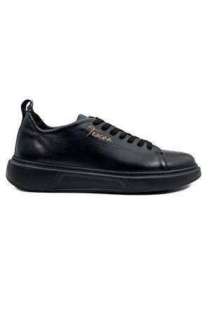 Sportster Hakiki Deri Siyah Erkek Spor (Sneaker) Ayakkabı