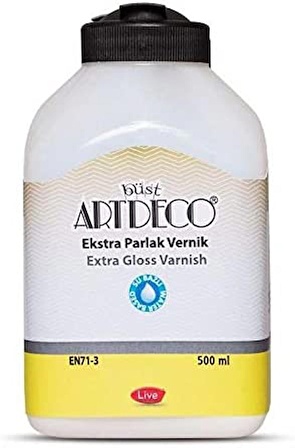 Artdeco Su Bazlı 500ml Vernik Extra Parlak / 073L-04