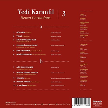 Yedi Karanfil - 3   (Plak)  
