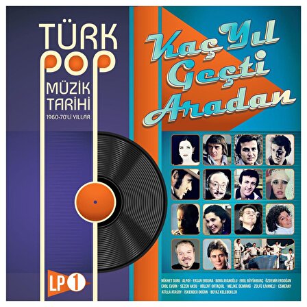 Türk Pop Müzik Tarihi 1960-70'li Yıllar Karışık LP Plak