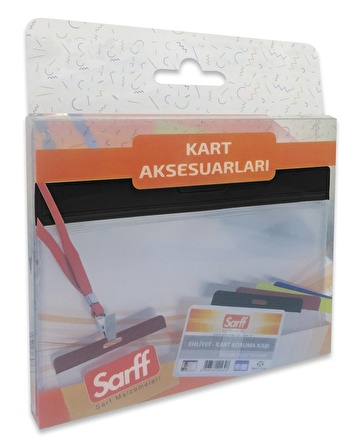 SARFF 7.5x9.5cm SİYAH KART POŞETLERİ BLİSTER - 10ADET