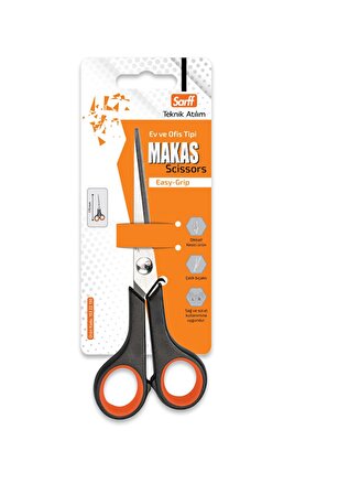 SARFF EASY GRIP OFİS MAKASI - 17CM