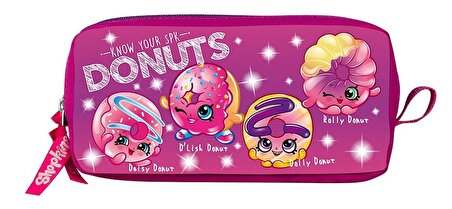 Shopkins Donuts Eflatun Kalem Çantası - 2058