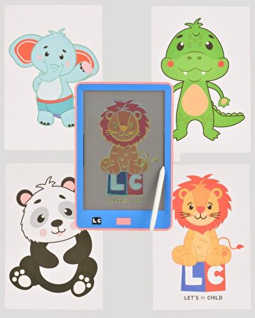 Let's Be Child Saydam LCD Dijital Eğitim Tableti LC-31052 MAVİ
