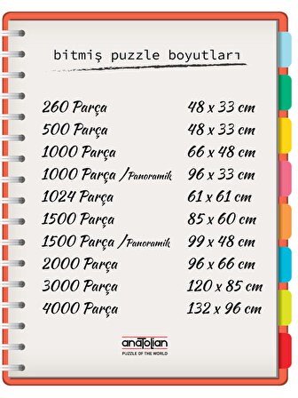 Anatolian Puzzle Galata  1158 14+ Yaş Küçük Boy Puzzle 1000 Parça