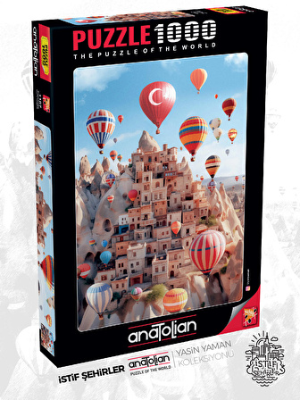 Anatolian 1000 Parçalık Puzzle / Kapadokya - Kod 1167