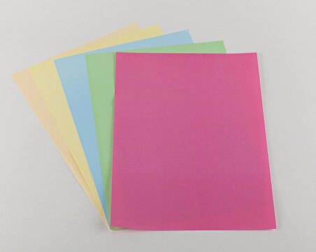 Saray A4 Renkli Fotokopi Kağıdı 5 Renk 80 Gr 3 Paket 300 Adet