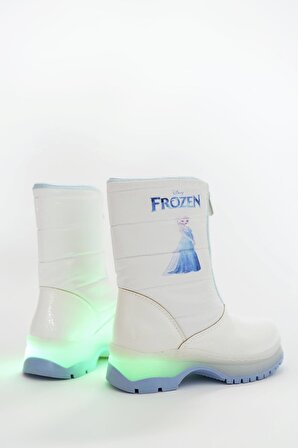 Sportmix Frozen Ortopedik Işıklı Çocuk Bot Beyaz