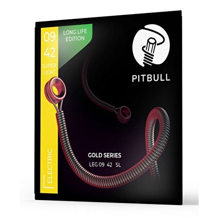 Pitbull Strings Gold Series LEG 09-42 SL LONG LIFE EDITION Takım Tel Elektro Gitar Teli