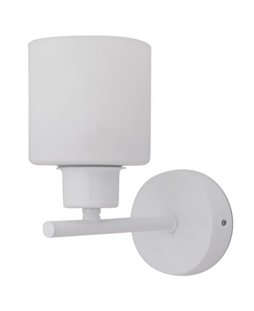 D-Light Zümrüt Cam Modern Banyo - Yatak Odası Duvar Beyaz Aplik 