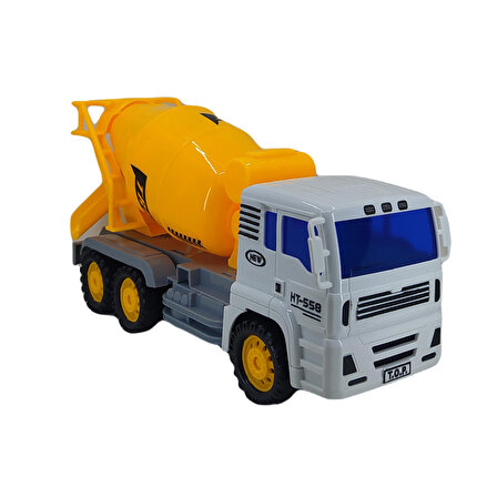 Birlik Truck Toys City Builder Oyuncak Beton Mikseri 24cm Beyaz