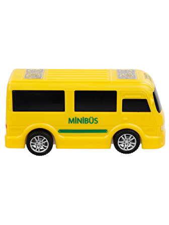 Birlik Oyuncak Şehrin Kırılmazları Sürtmeli Minibüs Sarı