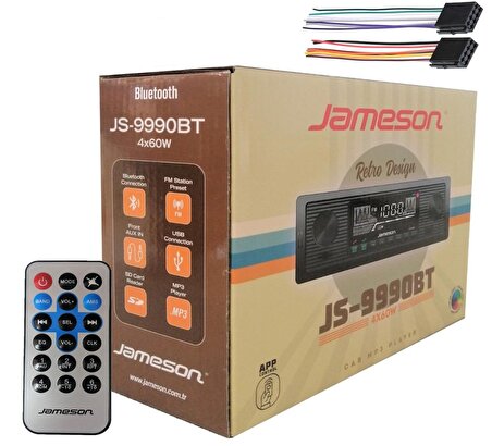 Jameson Retro Seri JS-9990BT Bluetooth Usb/sd/fm Oto Teyp – 2023 Özel Seri