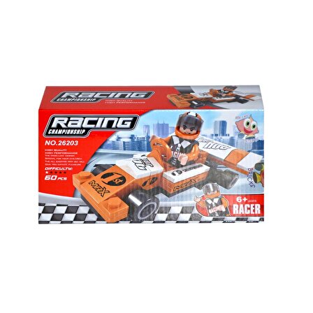 Bricks 60 Parça F1 Formula Yarış Araba Seti 26203