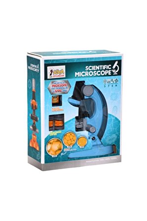 Bilime Meraklı Çocuklar İçin Gerçekçi Tasarım Full Fonksiyon Oyuncak Mikroskop Seti
