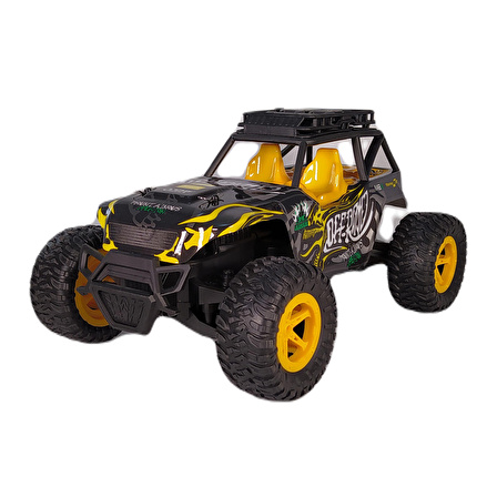 Asya Storm Riders 20km/h Şarjlı Kum. 1:16 Off-Road Jeep Sarı P168