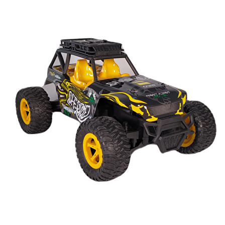 Asya Storm Riders 20km/h Şarjlı Kum. 1:16 Off-Road Jeep Sarı P168