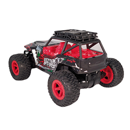 Asya Storm Riders 20km/h Şarjlı Kum. 1:16 Off-Road Jeep Kırmızı P168