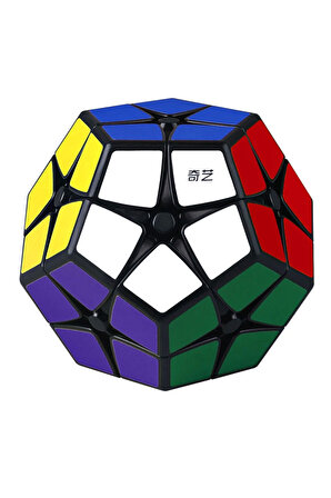 QY ​​Speed Cube 2x2 Megaminx Siyah Hız Küpü Yapışkansız Kilominx Akıl Ve Zeka Küpü Oyunu