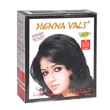 Henna Vals Hint Kınası Siyah Saç Boyası 10 Gr x 6 Adet