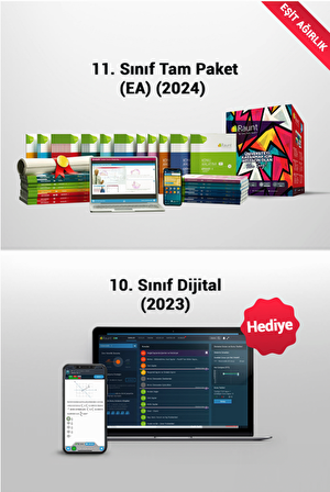 2024 10. Sınıf Dijital + 2025 11. Sınıf EA (26  Kitap, Mobil/Web) Yapay Zekalı, Ders Destek Seti