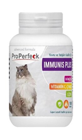ProPerfeck Kedi İmmunis Plus Bağışıklık Sağlığı 100 Tablet
