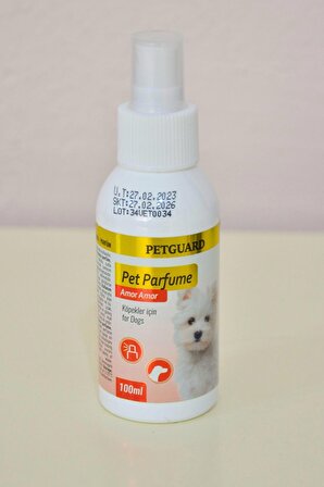 PetGuard Amor Amor Köpek Parfümü 100 ml