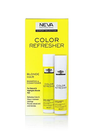 Neva Color Refresher- Renk Yenileyici Sarı Şampuan & Krem Set 300 Ml*2
