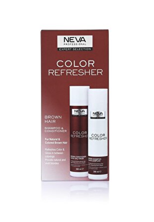 Neva Color Refresher- Renk Yenileyici Kahve Şampuan & Krem Set 300 Ml*2